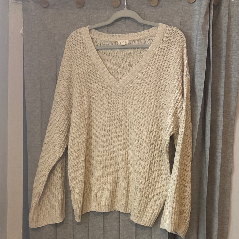 POL NWOT Women's Cream Sweater